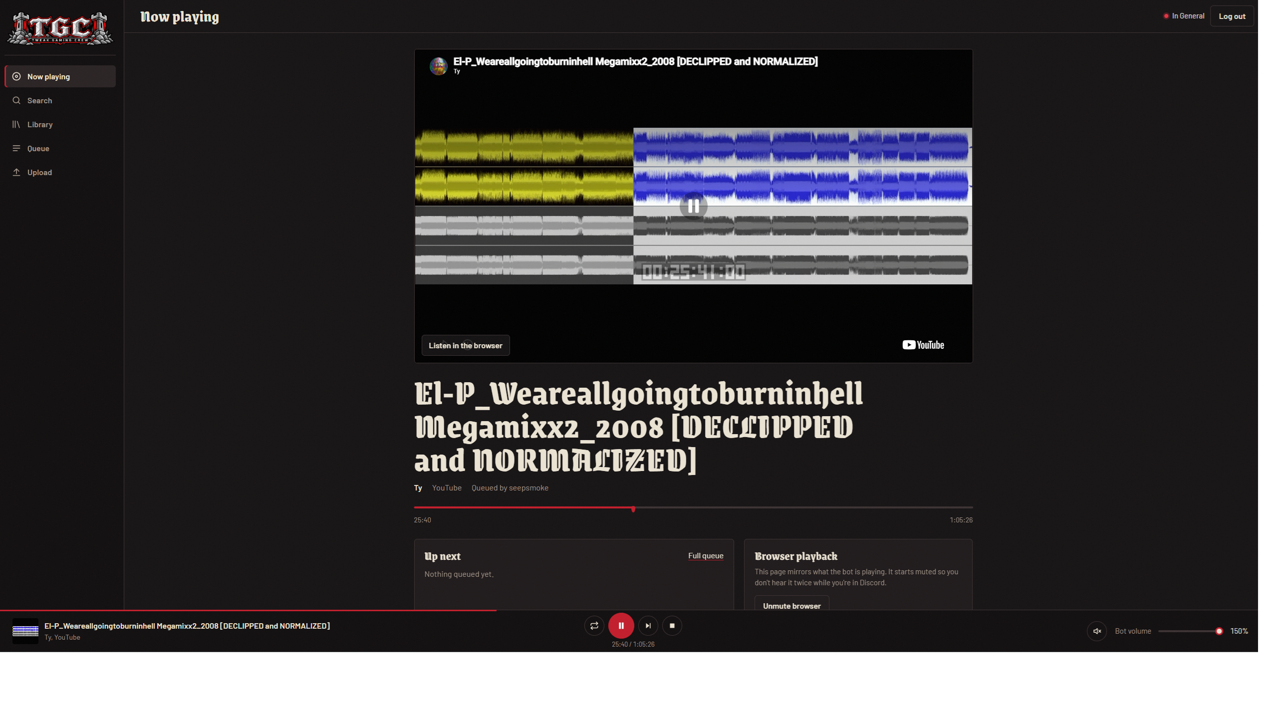 TGC Discord Music bot